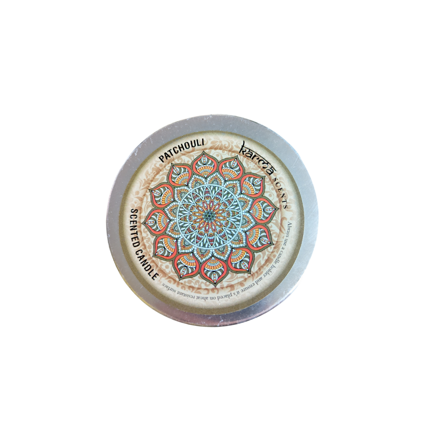 patchouli candle tined scented karma