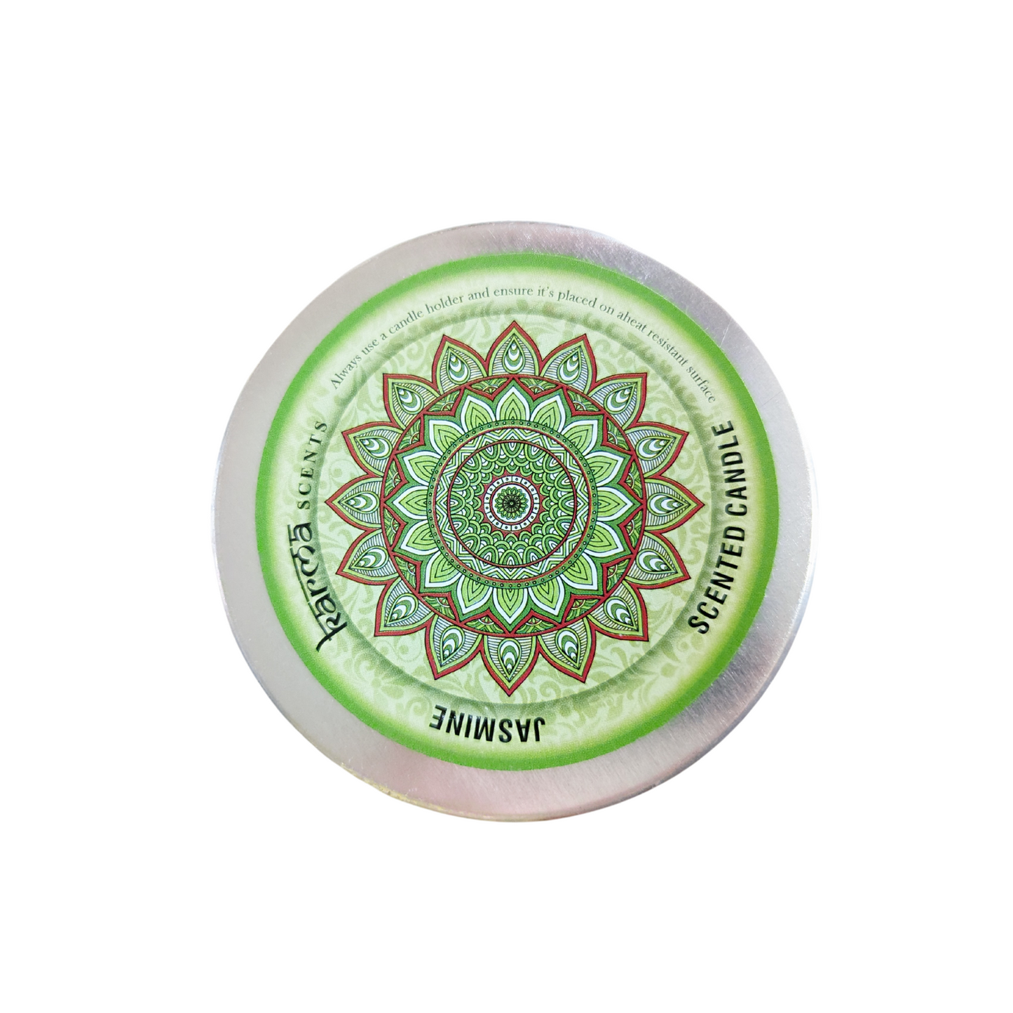 jasmine scented tin candle 25hours burn