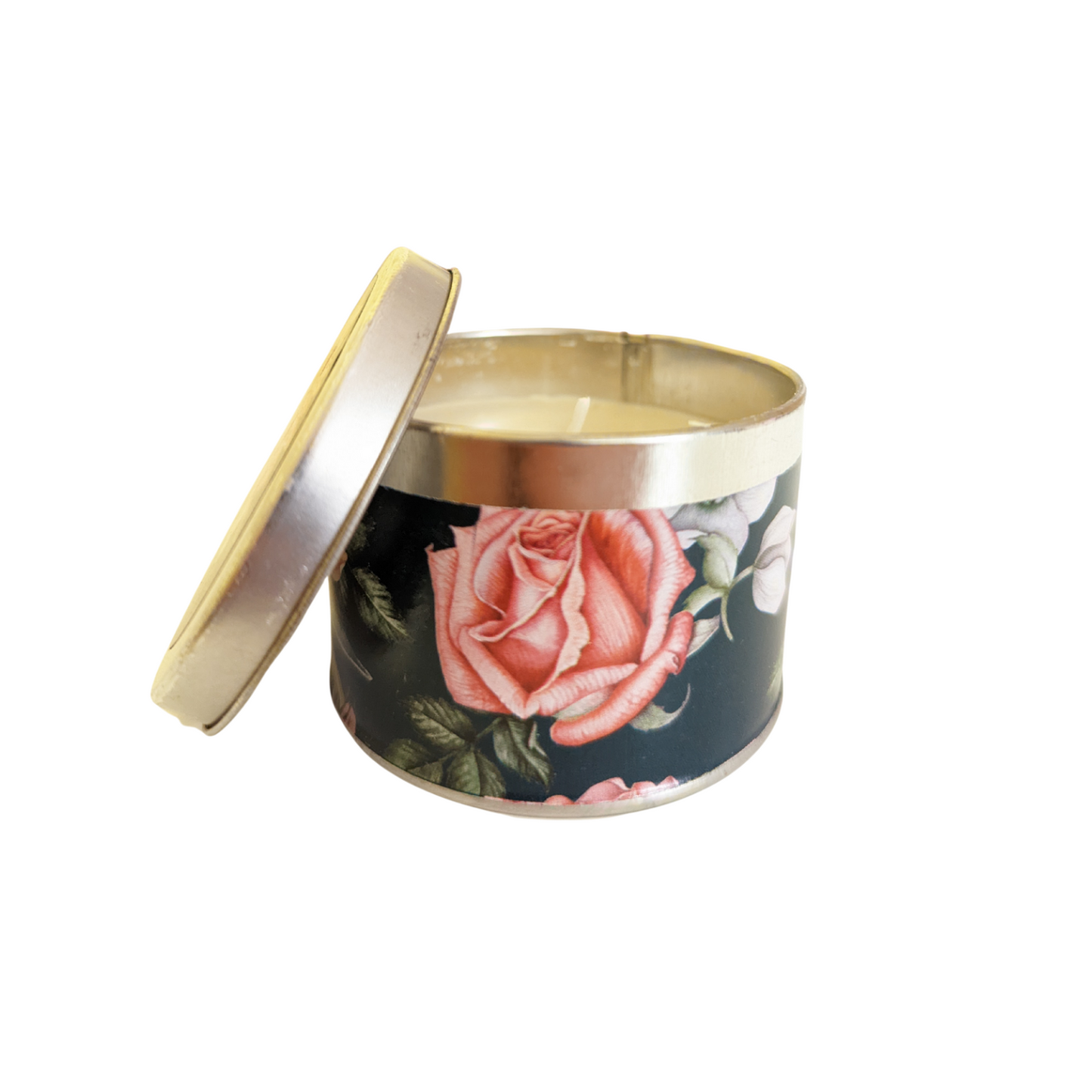 lilac blossom candle scented tin 25hours burn