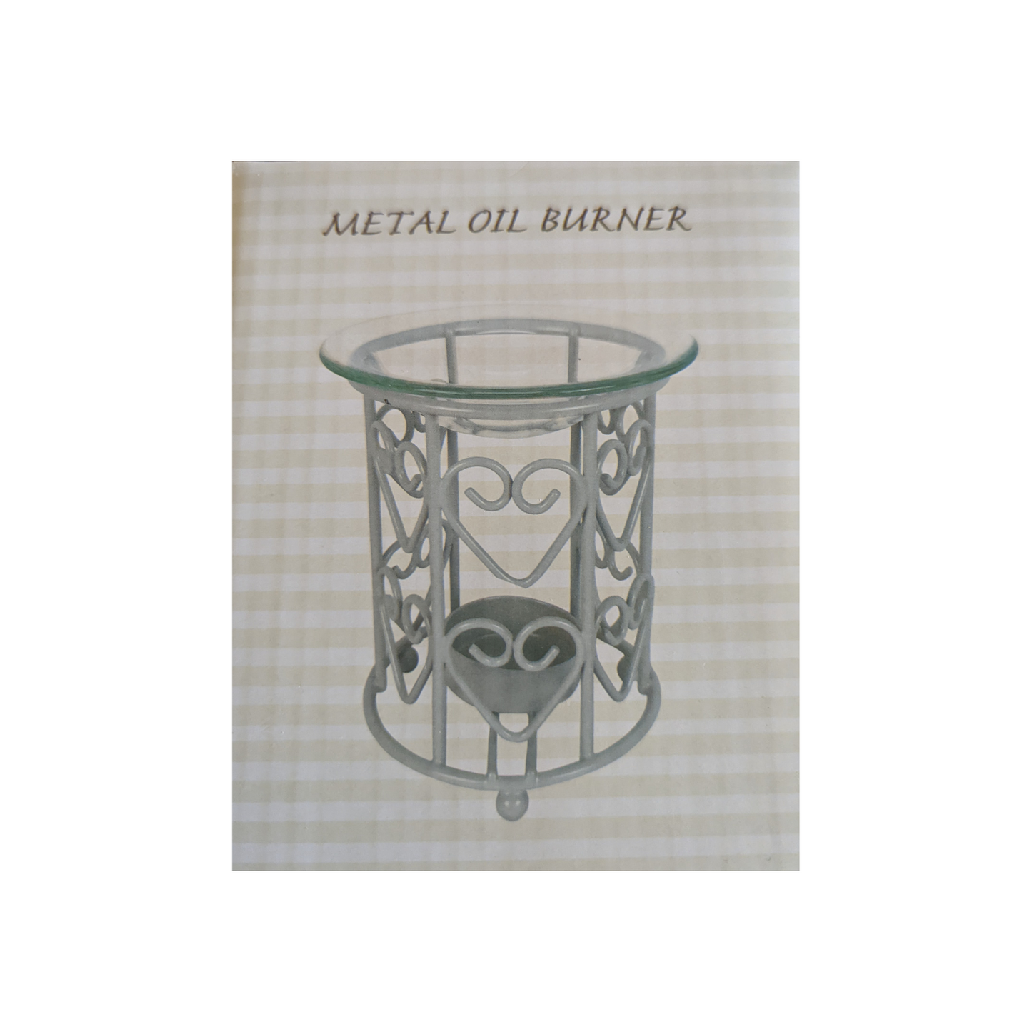 oil heart metal burner