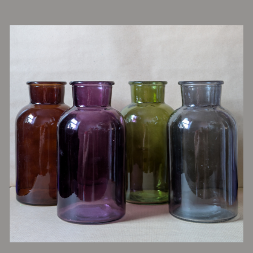 vases colorful