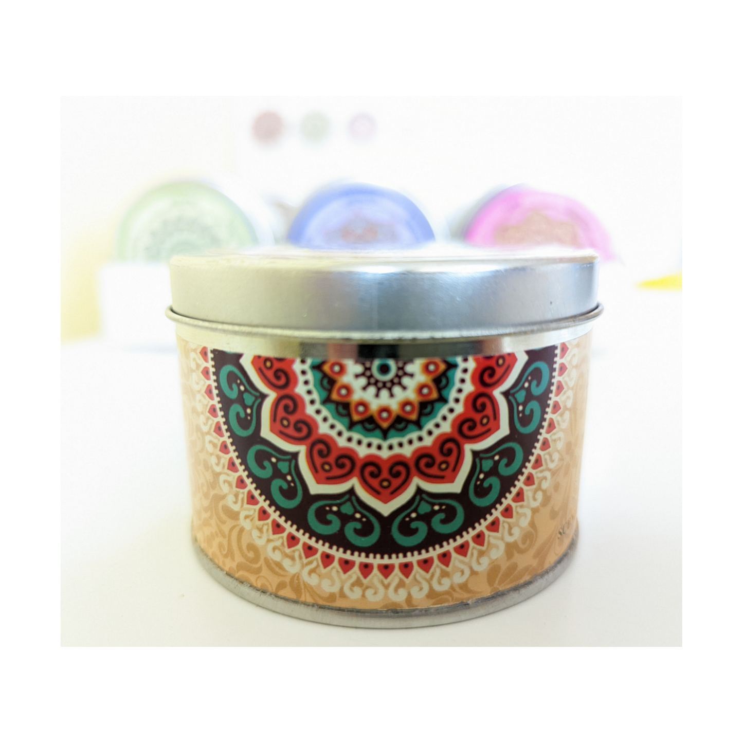 tin candle sandalwood made in india karma