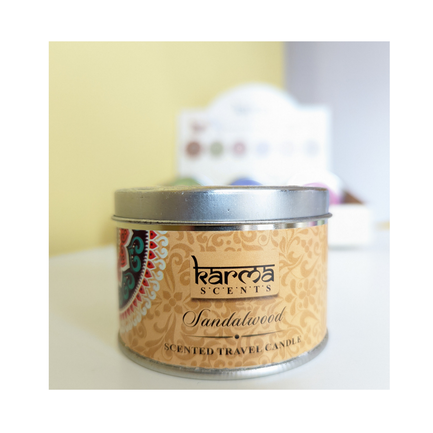 sandalwood karma scents candle